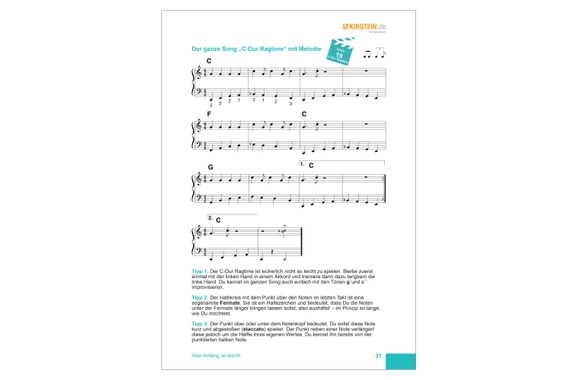 Michael Christoph "Aller Anfang ist leicht" Escuela de Piano + Descargas de Playback image 4