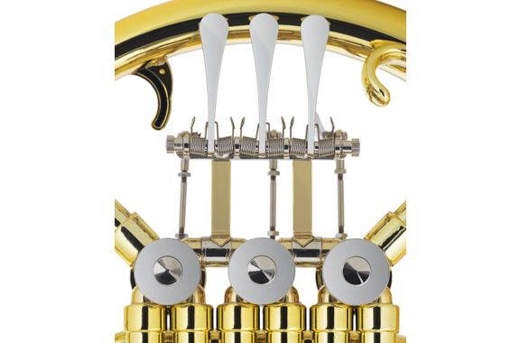 Classic Cantabile WH-30GD MardiBrass Kunststof Bb-hoorn Goud image 4