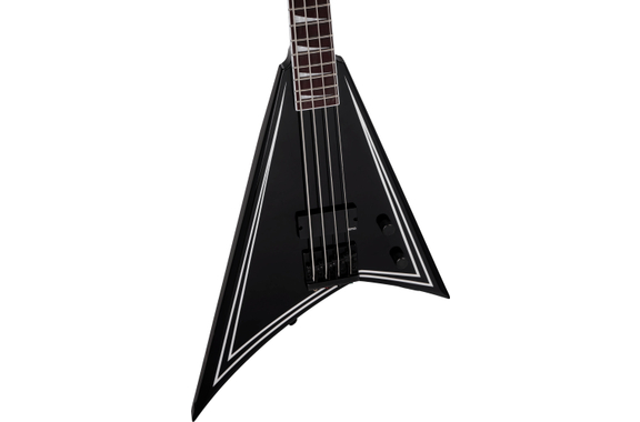 Jackson X Series RRB IV Rhoads Bass Black with White Pinstripes image 4