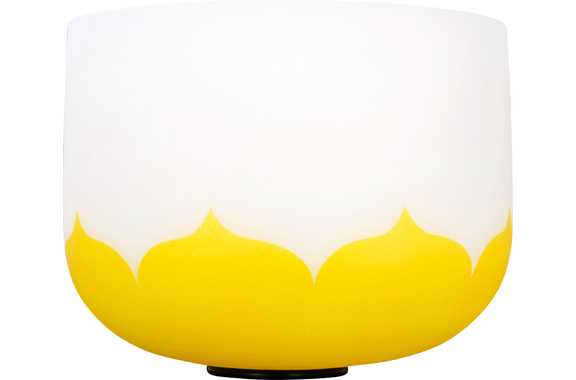 Cuenco de Cristal Sela SECLU12E Lotus 12" Nota E (432 Hz) Amarillo image 4