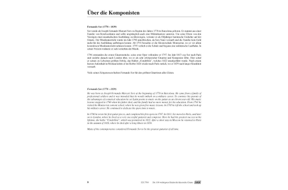 Le 100 Etude Più Importanti Per Chitarra Classica image 4