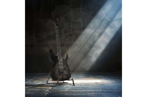 Rocktile Pro JK150-BSK E-Gitarre Skull image 4