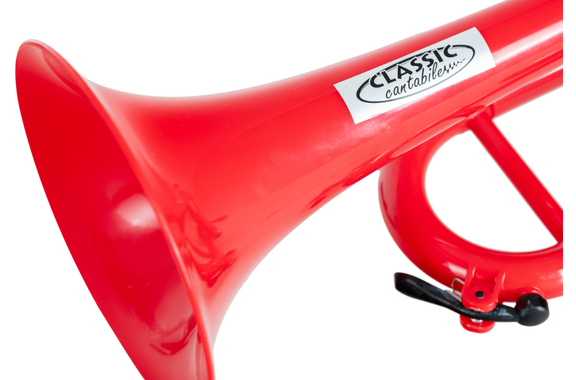 Classic Cantabile PTP-10RD MardiBrass Kunststoff Bb-Trompete Rot image 4