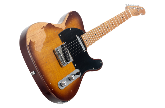 Rocktile Vinstage TL-RMAB Guitare Électrique Antique Burst image 4