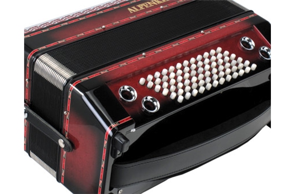Alpenklang Pro acordeón III 72 MH Shadow Red image 4