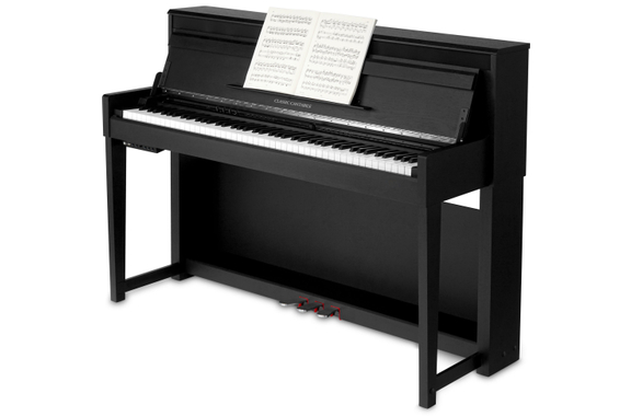 Classic Cantabile UP-1Plus SM Pianoforte Elettrico Verticale Nero Opaco image 4