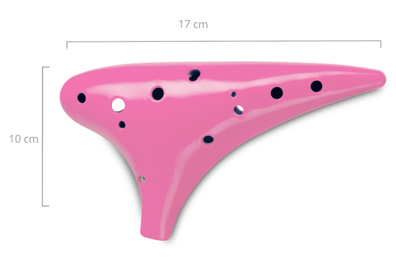 Classic Cantabile Okarina Kunststoff Pink image 4