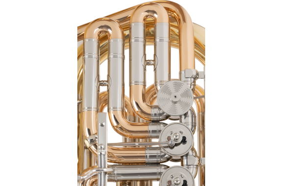 Miraphone F-Tuba 481 Elektra Ottone/Ottone Dorato 6-valvole image 4
