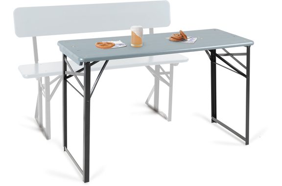Stagecaptain BBT-119 GY Hirschgarten Bierzelttisch 119 cm Grau 2x Set image 4