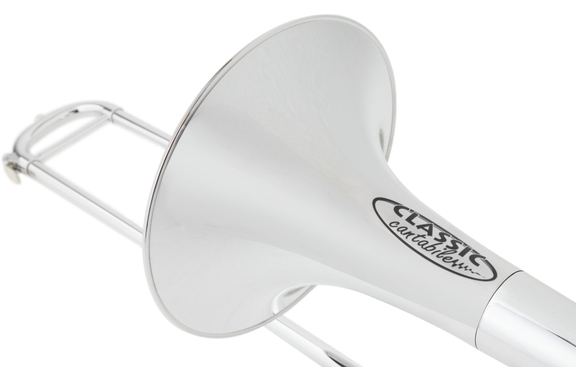 Classic Cantabile MardiBrass Trombone Quart en plastique Bb/F argent image 4
