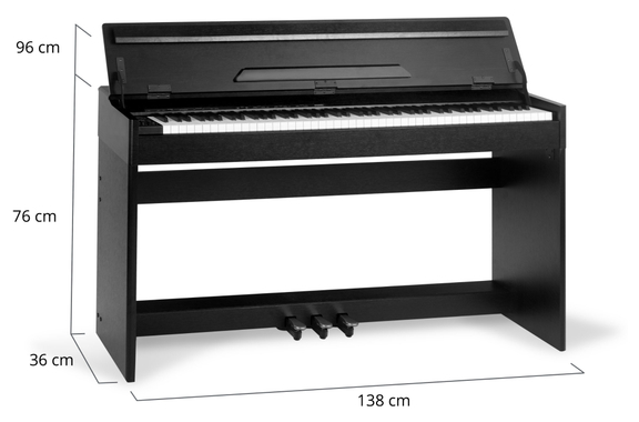McGrey DP-18 SM E-Piano Schwarz matt image 4