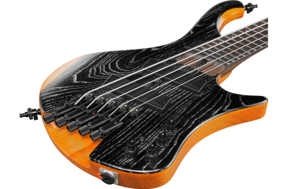 Ibanez EHB1135MS-SKL E-Bas Silver Wave Black Low Gloss image 4