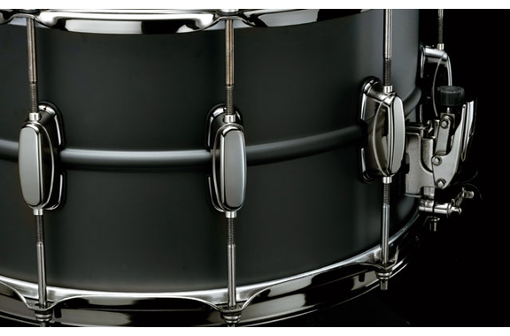 Tama LST148 S.L.P. Big Black Steel 14" x 8" Snare Drum image 4