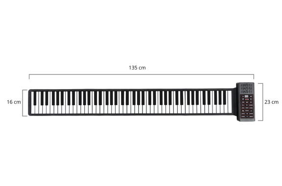 McGrey RA-88 Rollpiano mit Akku  - Retoure (Zustand: sehr gut) image 4