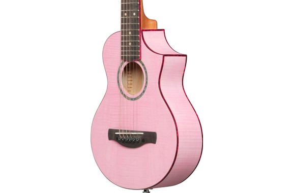 Ibanez EWP17M2E-SMO Piccolo Gitarre Strawberry Milk Open Pore image 4
