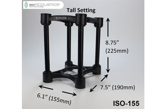 IsoAcoustics ISO-155 Paire de Supports d'Isolation image 4