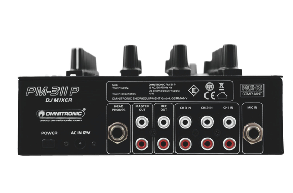 Omnitronic PM-311P DJ Mixer avec Set Player image 4