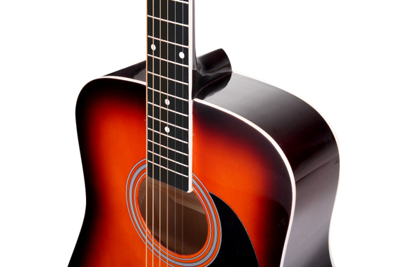 Classic Cantabile WS-10SB Westerngitarre Sunburst image 4