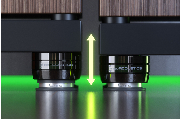 IsoAcoustics Gaia 3 Neo Dark Chrome Desacopladores — Set de 8 image 4