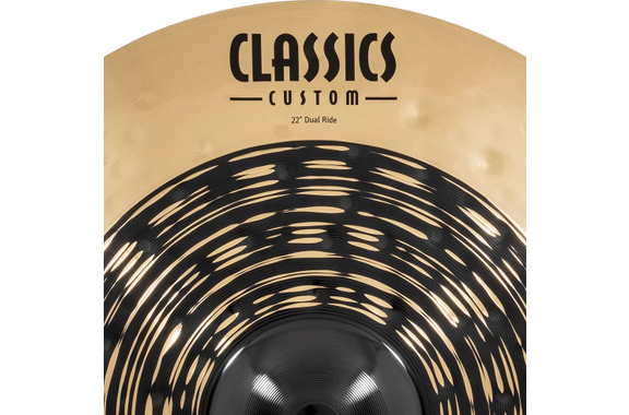 Meinl Classics Custom Dual 22" Ride Set inkl. geradem Beckenständer image 4