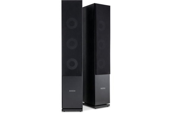 Bennett & Ross Ultrasphere Enceintes Colonnes HiFi Paire Noire 2 x 100W RMS image 4