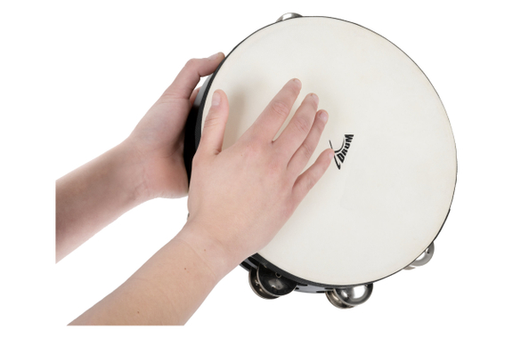 XDrum TMF10-BK Tamburello 10" con Pelle image 4