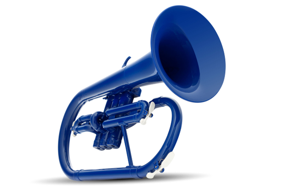 Classic Cantabile KFL-30BU MardiBrass Bugle Bb Plastique Bleu image 4
