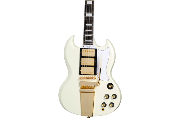 Epiphone 1963 Les Paul SG Custom With Maestro Vibrola Classic White image 4