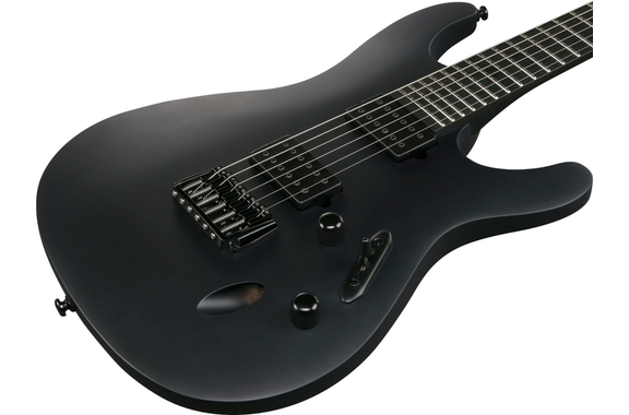 Ibanez S721RB-BKF Iron Label Black Flat image 4