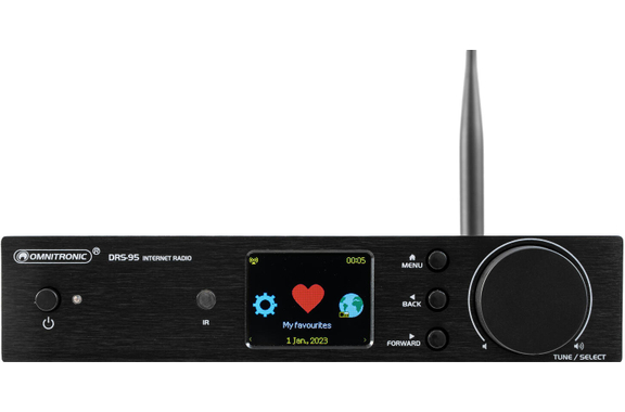 Omnitronic DRS-95 Internet Radio with DAB+ and Bluetooth image 4
