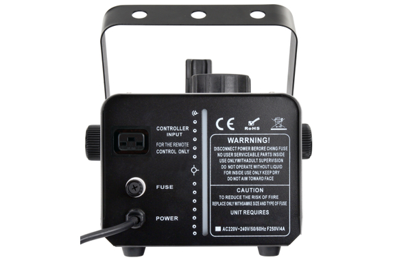 Compleetset Showlite SM-600 Sneeuwmachine 600W incl. Afstandsbediening + 1 L Sneeuwvloeistof image 4