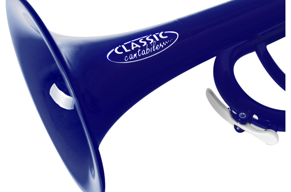 Classic Cantabile KTP-30BU MardiBrass Tromba in Plastica Bb Blu image 4