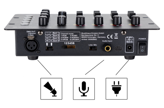 Showlite LDO-10 MKII FS LED DMX Operator + Footswitch Set image 4