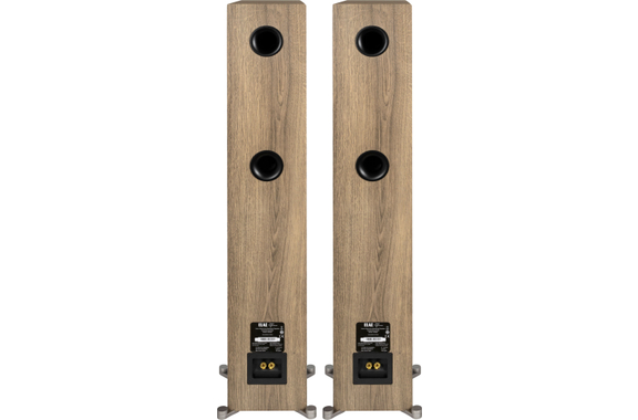 ELAC Debut Reference DFR52 Floorstanding Speakers Pair White/Oak image 4