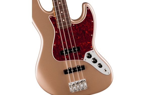 Fender American Professional Classic Jazz Bass Faded Firemist Gold image 4