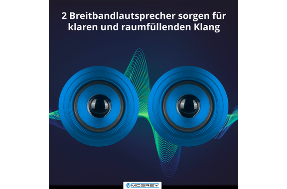 McGrey BS-20 Beachside Bluetooth Altavoz Azul image 4