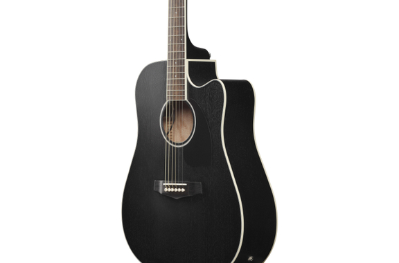 Ibanez PF16MWCE-WK Weathered Black image 4