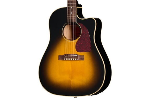 Epiphone J-45 Standard EC Vintage Sunburst image 4
