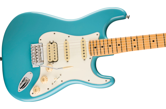 Fender Player II Stratocaster HSS MN Aquatone Blue image 4