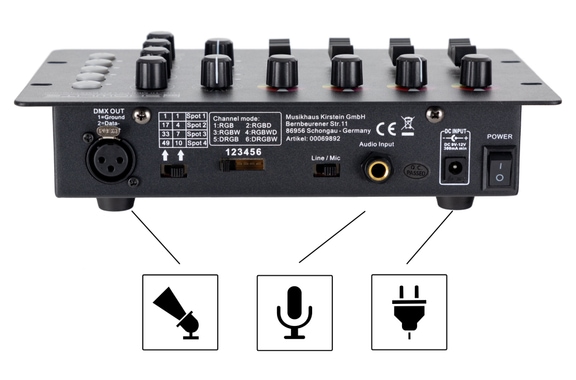 Showlite LDO-10 MKII FS LED DMX Operator + Footswitch Dual Set image 4