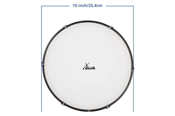 XDrum HTM-12K Handtrommel met Slagstok 3x Set image 4