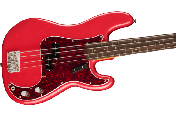 Fender Vintera II Road Worn '60s Precision Bass Fiesta Red image 4