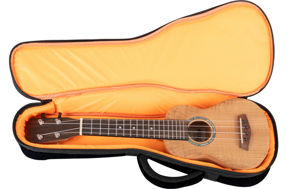 Rocktile Tasche für Sopran-Ukulele Schwarz/Orange image 4