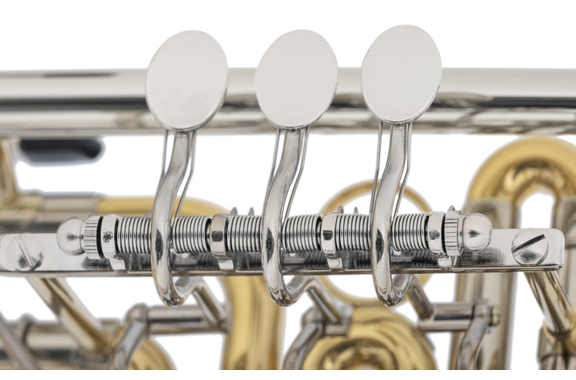 Classic Cantabile TR-43G Bb Concert Trumpet Gold Brass image 4