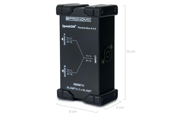 Pronomic Speakon Parallel Box 4-4-4 image 4