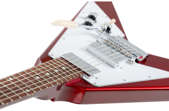 Gibson 1967 Flying V Reissue Maestro Vibrola Sparkling Burgundy image 4