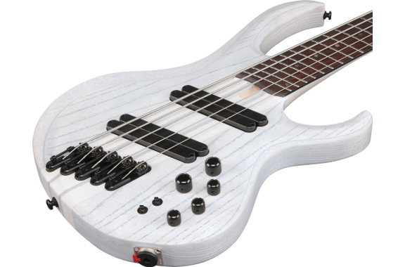 Ibanez BTB855MS-TWF Bass Workshop BTB 5-String Electric Bass Transparent White Flat image 4