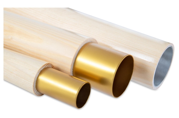 Lechgold Alphorn Natural Bb 275 cm 3-Piece image 4