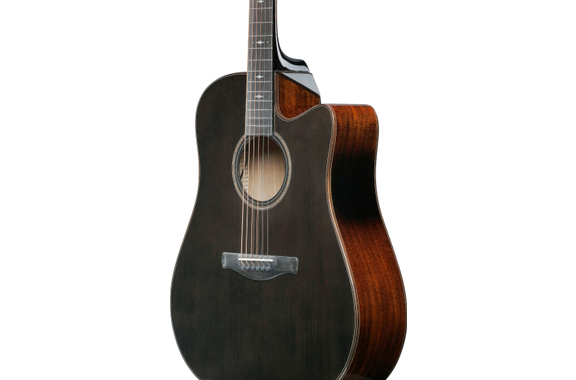 Ibanez AAD361CE-TKR Advanced Acoustic Transparent Black High Gloss image 4