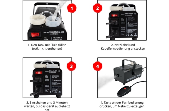 Showlite SN-400 Nebelmaschine image 4